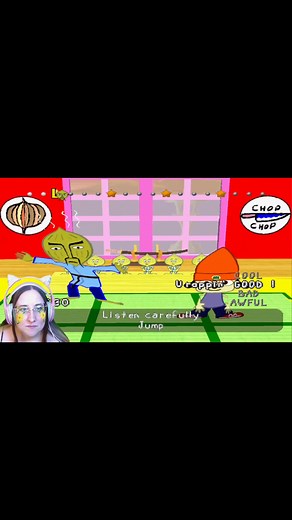 8.3K views · 73 reactions | Parrapa the rapper was fun and difficult! It's a PlayStation game where we have to believe, and rap! #rap #rapping #parrapatheraper #playstation #gaming #indiegame #weirdgame #gamingclips #gamingcommunity #gamingreels #gamingclipsdaily #game #games #fblifestyle | Yunaluvgames | Facebook