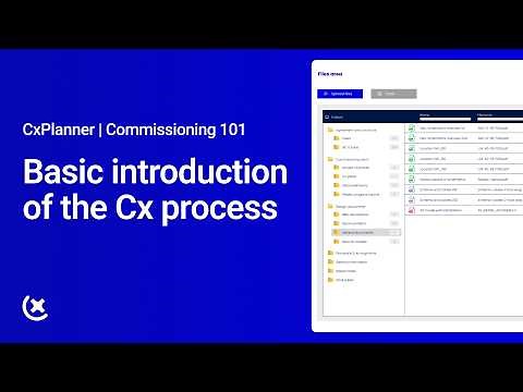 Commissioning 101 | Basic introduction of the Cx process
