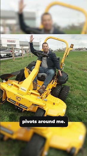 Self-leveling seat makes mowing hillsides a breeze