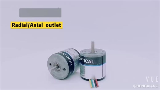 High Quality HENGXIANG S18 Incremental Rotary Encoder 2.5mm Shaft Diameter DC5V IP40 Protection 150mm Cable Length