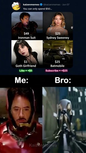 You only have $50… Choose wisely #memes #shorts