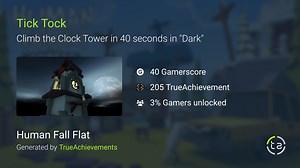 Tick Tock achievement in Human Fall Flat