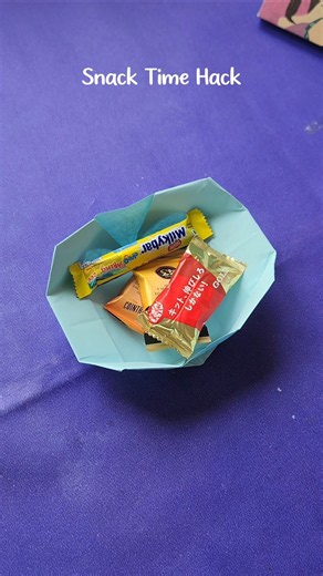 How to Make a Paper Snack Tray with A4 Paper