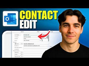 How to Edit and Update Contacts in Outlook Address Book (Tutorial 2026)