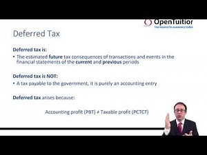 IAS 12 - deferred tax - ACCA Financial Reporting (FR)