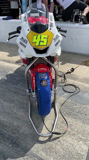 Iconic Red and White Yamaha YZF-R6 GP Edition Motorcycle