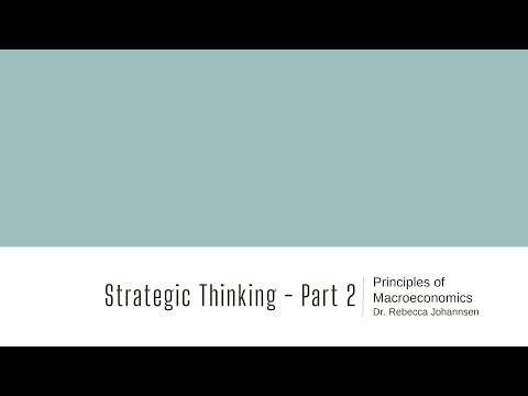 18 Strategic Thinking Part 2