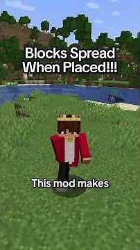 Minecraft But Blocks Spread and Take Over The World | #shorts