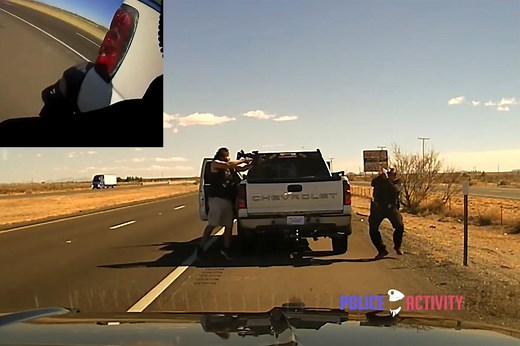 Grisly video shows New Mexico cop's shooting death during traffic stop