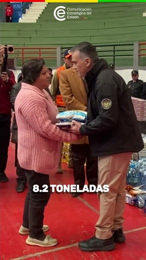 🇧🇴 Viacha no está sola.El Gobierno entregó 8,2 toneladas de ayuda humanitaria y continúa