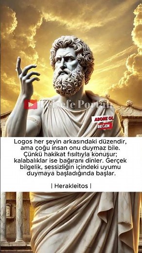 Herakleitos Hakikat Neden Sessizdir?