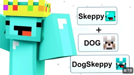 【生肉搬运/Skeppy】我尝试在无限创造中合成我自己