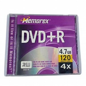Memorex Dvd   R 4.7 Gb 120 Minutos Vídeo 4X Cd Em Branco - DVD Virgem - Magazine Luiza