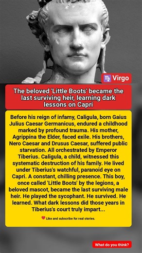 The beloved 'Little Boots' became the last surviving heir, learning dark lessons on Capri #history