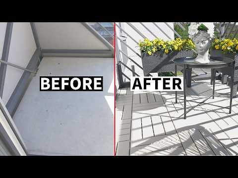 How to install IKEA Runnen Deck Tiles DIY