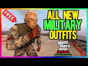 GTA 5 Online - ALL New MILITARY OUTFITS - How To UNLOCK Rare Clothing For FREE (GTA V Update)