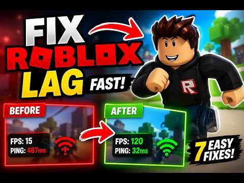STOP Roblox LAG in 2026! (Fix Low FPS + Ping Instantly) First tutorial!