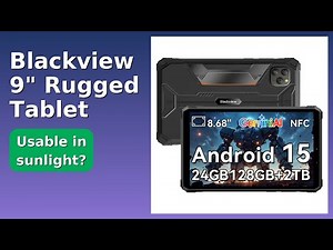 REVIEW (2026): Blackview 9" Rugged Tablet. Features.