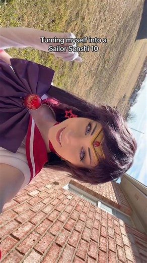 Sailor Mars cosplay transition ✨ #sailormars #cosplay