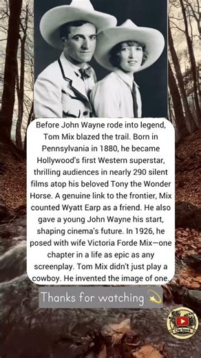 Before John Wayne rode into legend, Tom Mix blazed… #shorts #shortvideo #actor #news