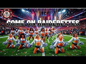 Raiders Cheerleader Dance! 🔥 "Come On Raiderettes" Music Video 🏴‍☠️