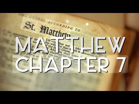 Matthew Chapter 7 (part 1)