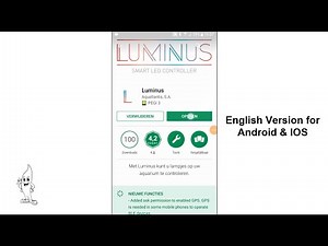 Aquaplantsonline - How to... Aquatlantis Luminus Smart Controller APP (EN VERSION), Android & IOS