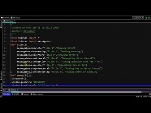 Using messagebox - iconbitmap - Tkinter - Python Programming