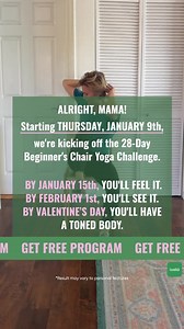 182 reactions · 14 shares | Get VISIBLE body transformation in 28 DAYS with Chair Yoga!  1️⃣ Choose your goal and target areas; 2️⃣ Get a Personalised workout plan; 3️⃣ Track your progress and keep motivated; 4️⃣ See visible results in 4 weeks! | Fitness Challenge | Facebook