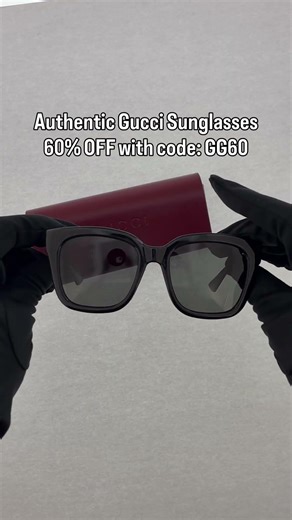Unboxing authentic Gucci sunglasses ✨