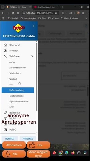 FRITZ!Box: Rufnummern sperren & anonyme Anrufe blockieren (schnell erklärt)