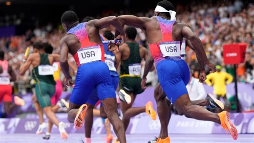 Men's 4x100m relay finals: Team USA unable to break medal curse