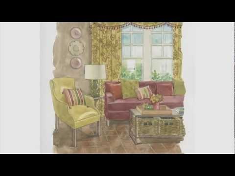 Interior Decorating Tips with Cool Color Scheme