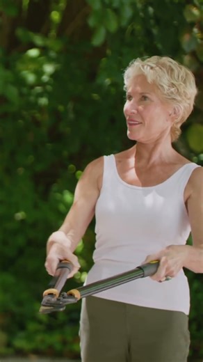 The GardenFit Shoulder Positioning For Using Loppers