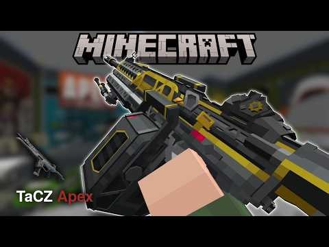 Apex Gun Pack - All Weapons Showcase | Minecraft TaCZ Mod | v0.05b | By Sunbrella