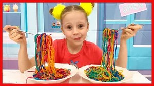 39K views · 342 reactions | Nastya and Papa are preparing colored noodles | Like Nastya tv | Facebook