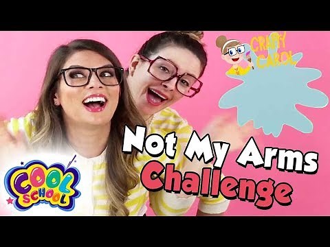 Not My Arms Challenge w/ Ms Booksy & her Best Friend Crafty Carol! Cool School Arts + Crafts
