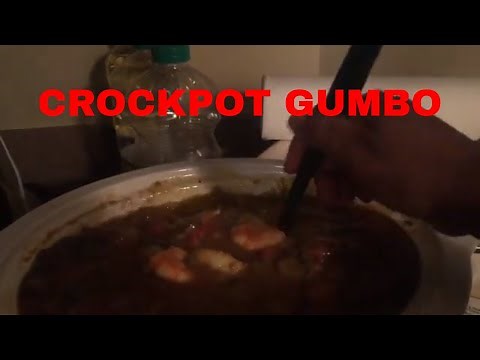 Crockpot Gumbo Cook with Me (Chicken, Sausage and Shrimp)