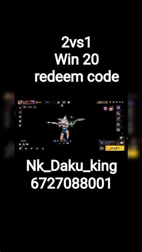 2VS1 Come and win 20 redeem code