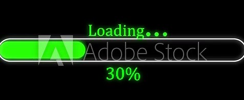 Illustration of a loading bar Animation A set of loading icon Loading bar (1-100%), loading bar percent animation.4k