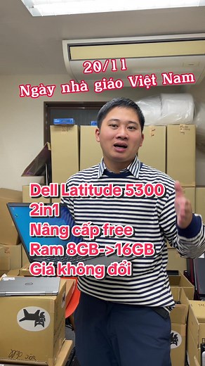 Dell Latitude 5300 2in1 - Nâng cấp Ram 8GB->16GB Miễn phí