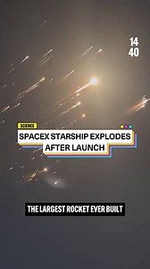 SpaceX’s Starship rocket exploded shortly after launch from Texas, marking its second consecutive test failure. Debris was seen falling over the Caribbean, prompting temporary flight delays in Florida. SpaceX says it is analyzing data to determine the cause. For more stories like this, subscribe to our free, daily newsletter. Just tap the #linkinbio. | 1440