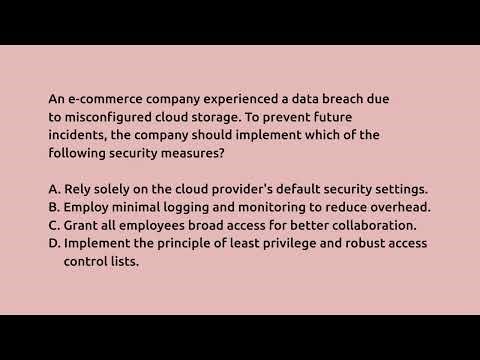 CCSP Practice Question: Secure Your Cloud Data Migration