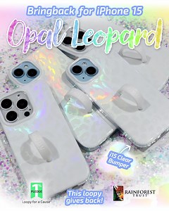 📣 Extra! Extra! Read all about it! 📰 🗞️ iPhone 15 Series Opal Leopard Bringback 🤍🐆 🗞️ Limited restock of Maroon Shimmer ❤️✨ Only at Loopy.com 💻 | Loopy Cases