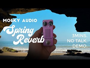 Mosky Audio Spring Reverb Pedal // NO TALK Review & Demo
