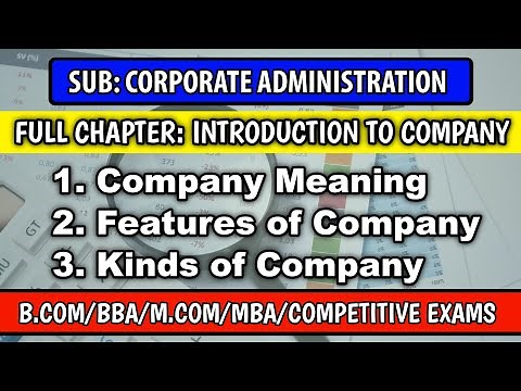 1st FULL CHAPTER OF CORPORATE ADMINISTRATION, INTRODUCTION TO COMPANY FOR B.COM 2nd SEM NEP SYLLABUS