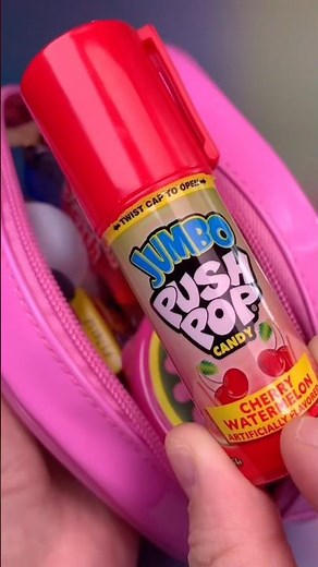 Unboxing Jumbo Push Pop Candy Jelly ASMR Food Mukbang