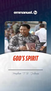 BE CONNECTED TO GOD’S SPIRIT! “God’s Word refreshens our mind; God’s Spirit renews our strength,” Prophet TB Joshua explains to us in this short clip of exhortation. As believers, we must strive to serve God aright by depending upon His Spirit in all that we do. Are you connected to God’s Spirit? #God #Spirit #Refresh #Mind #TBJoshua #TBJoshuaLegacy #EmmanuelTV | TB Joshua Ministries