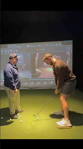 Heel strikes are no fun. Keep your hands closer to shallow the club and pure your irons.