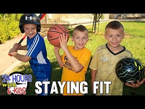 24 Hours with 6 Kids on a Busy Sports Day